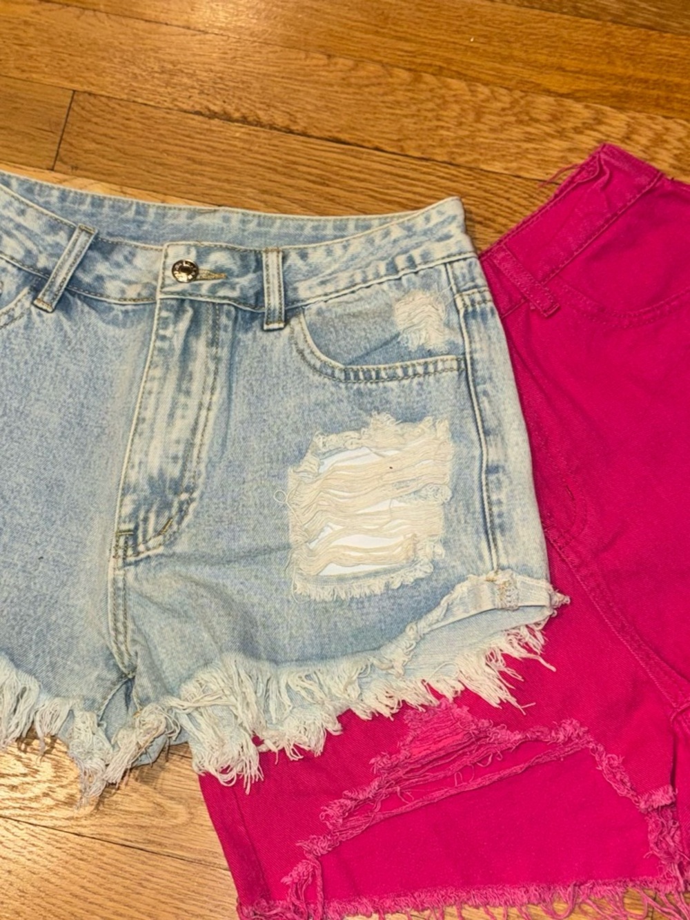Women’s Distressed Denim Shorts - BUNDLE